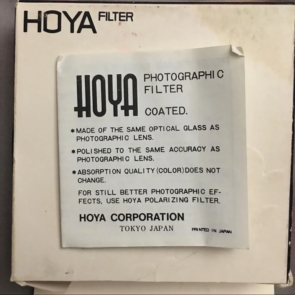 Hoya 25A Infrared Filter - 52mm
